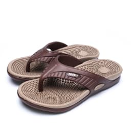 YRZL Men's Flip Flops Massage Granule Men Slippers Comfortable Beach Sandals Men Casual Shoes House Flip Flops Bathroom Shoes