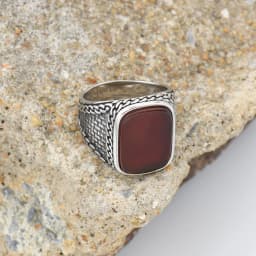 Men's High Quality 316L Stainless Steel Variety Onyx Rings Fashion Trend Jewelry