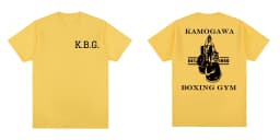 KBG Hajime no Ippo Anime Kamogawa Boxing Gym Vintage T-shirt Cotton Men T shirt New Tee Tshirt Womens Tops Fashion Streetwear