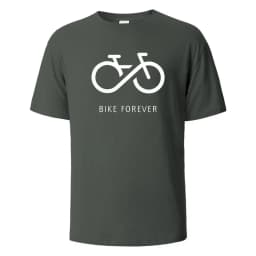 Bike Forever Funny Streetwear Basic T-Shirt For Men Fashion Casual 100% Cotton Clothing Crewneck Breathable Tshirt Hip Hop Tees