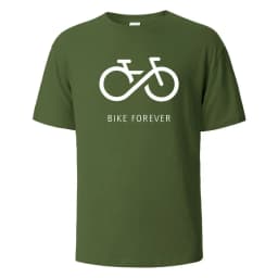 Bike Forever Funny Streetwear Basic T-Shirt For Men Fashion Casual 100% Cotton Clothing Crewneck Breathable Tshirt Hip Hop Tees
