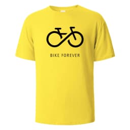 Bike Forever Funny Streetwear Basic T-Shirt For Men Fashion Casual 100% Cotton Clothing Crewneck Breathable Tshirt Hip Hop Tees