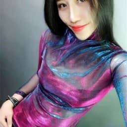 Xpqbb Sexy Mesh Transparent Blouse for Women Fashion Gradient Long Sleeve Shirts Female 2024 Summer Thin Laser Lace T-shirt Lady
