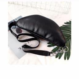Solid PU leather handbag Women chest Pack Punk Bag Women's Belt Waist Bag Women Waist Pack cell phone Bags
