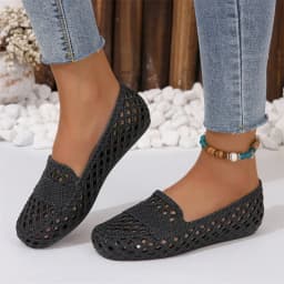 New Summer Style Mesh Breathable Versatile Lfashionable, Comfortable, Casual and Wear-resistant Women's Flat Toe Sandals