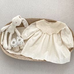 2026 Autumn Princess Infant Baby Girl Bodysuit Sisters Dress Flower Embroidery Dress For Infant Sibling Girls Toddler Outfit