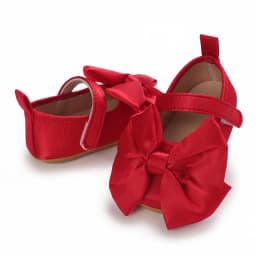 NEW Infant Toddler Bowknot Non-slip Rubber Soft-Sole Flat 0-18 Months Baby Casual Shoes First Walker Newborn Bow Decor