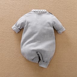 Baby Boys Outfit Infant Clothes Gentleman Suits Long Sleeve Toddler Onesie Costume Romper Jumpsuit 100% Cotton Spring and Autumn