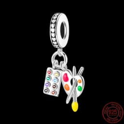 Hot Sale National Emblem Charms Beads Fit Original pand 3mm Bracelet Diy Women Pendant Jewelry charms plata de ley 925