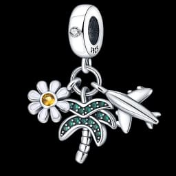 Hot Sale National Emblem Charms Beads Fit Original pand 3mm Bracelet Diy Women Pendant Jewelry charms plata de ley 925
