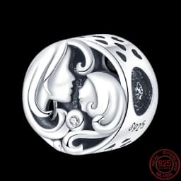 Hot Sale National Emblem Charms Beads Fit Original pand 3mm Bracelet Diy Women Pendant Jewelry charms plata de ley 925