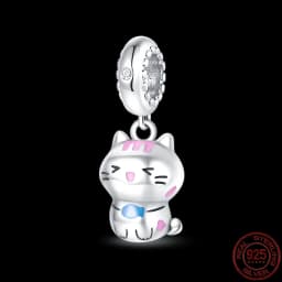 Hot Sale National Emblem Charms Beads Fit Original pand 3mm Bracelet Diy Women Pendant Jewelry charms plata de ley 925