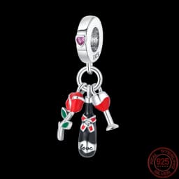 Hot Sale National Emblem Charms Beads Fit Original pand 3mm Bracelet Diy Women Pendant Jewelry charms plata de ley 925