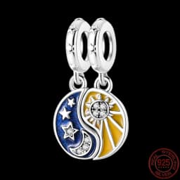 Hot Sale National Emblem Charms Beads Fit Original pand 3mm Bracelet Diy Women Pendant Jewelry charms plata de ley 925