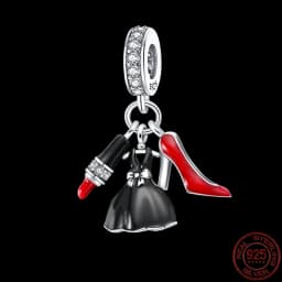 Hot Sale National Emblem Charms Beads Fit Original pand 3mm Bracelet Diy Women Pendant Jewelry charms plata de ley 925