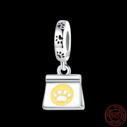 Hot Sale National Emblem Charms Beads Fit Original pand 3mm Bracelet Diy Women Pendant Jewelry charms plata de ley 925