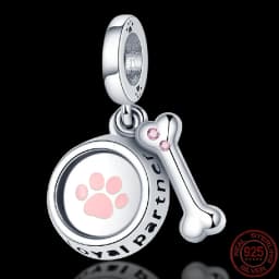 Hot Sale National Emblem Charms Beads Fit Original pand 3mm Bracelet Diy Women Pendant Jewelry charms plata de ley 925