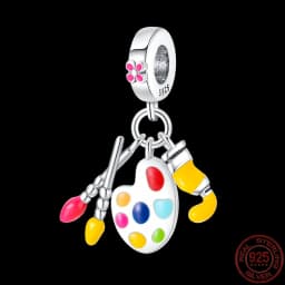 Hot Sale National Emblem Charms Beads Fit Original pand 3mm Bracelet Diy Women Pendant Jewelry charms plata de ley 925