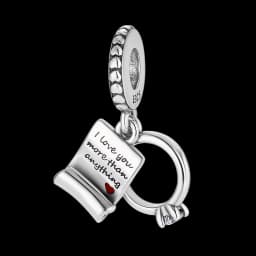 Hot Sale National Emblem Charms Beads Fit Original pand 3mm Bracelet Diy Women Pendant Jewelry charms plata de ley 925