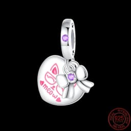 Hot Sale National Emblem Charms Beads Fit Original pand 3mm Bracelet Diy Women Pendant Jewelry charms plata de ley 925