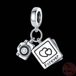 Hot Sale National Emblem Charms Beads Fit Original pand 3mm Bracelet Diy Women Pendant Jewelry charms plata de ley 925