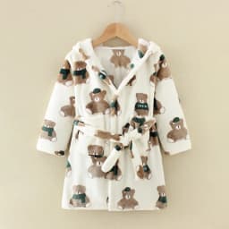 Soft Girl Sleepwear Robe Autumn Winter Children Flannel Bathrobe for girls Boys Pajamas Comfort Kids Cartoon Homewear 2-8 Year