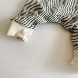 3M-2Y Autumn Baby Baby Bodysuit Striped O-Neck Long Sleeves Infant Romper for Girls Boys Soft Skin‑Frie Toddler One-Pieces