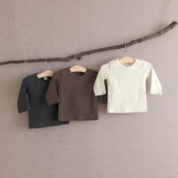 0 to 24M Kids Autumn Winter T-shirts Children Baby Boy Girls Clothes Pullover Long Sleeve Solid Cotton Warm Clothing Tops
