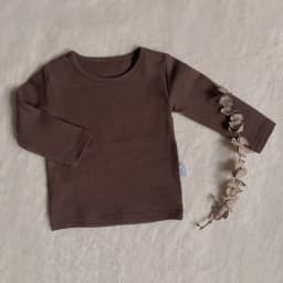 0 to 24M Kids Autumn Winter T-shirts Children Baby Boy Girls Clothes Pullover Long Sleeve Solid Cotton Warm Clothing Tops