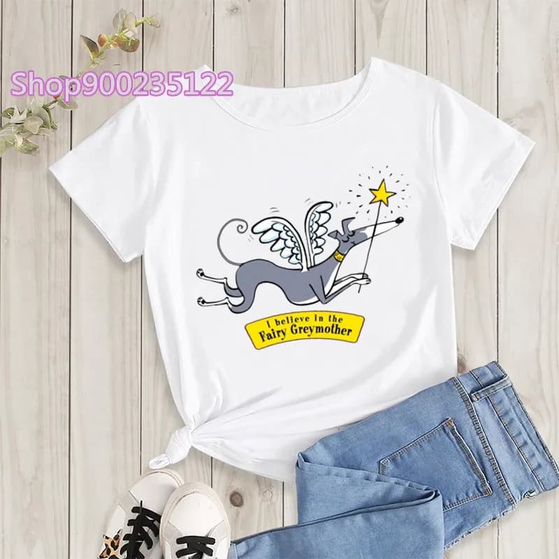 I Love my Greyhound Women Tshirt Casual Print Harajuku Funny Dog T Shirt Women Graphic Tee Shirts Summer Female T-shirt