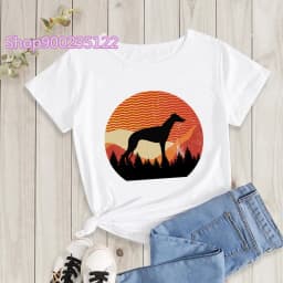 I Love my Greyhound Women Tshirt Casual Print Harajuku Funny Dog T Shirt Women Graphic Tee Shirts Summer Female T-shirt
