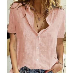 Summer Elegant Harajuku Linen Oversized Shirts Short Sleeve Birds Print Loose Blouses and Tops Casual Oversized Tunic Clothing