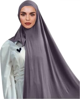 Muslim Bonnet Hijab Scarf Instant Hijab Shawl Muslim Long Scarf Wrap Scarves Prayer Jersey Scarf for Women Fashion