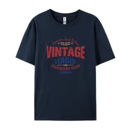 Vintage League Letter Print Womens T-Shirts Summer Fashion Cotton Tops Comfortable O-Neck Short Sleeve Soft Oversize Clothes