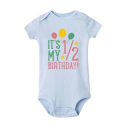 1/2 Birthday Cake Printing Baby Romper Newborn Birthday Party Clothes Toddler Jumpsuits Boys Girls Short Sleeve Romper Outfits