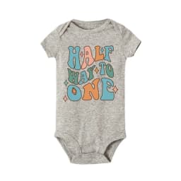 1/2 Birthday Cake Printing Baby Romper Newborn Birthday Party Clothes Toddler Jumpsuits Boys Girls Short Sleeve Romper Outfits