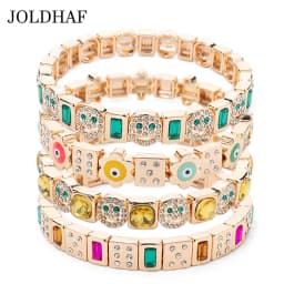 2024 New Rhinestone Happy Bangle For Women Diamond Hand Accessory
