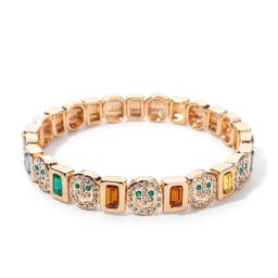 2024 New Rhinestone Happy Bangle For Women Diamond Hand Accessory