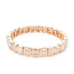 2024 New Rhinestone Happy Bangle For Women Diamond Hand Accessory