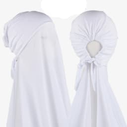 Muslim Instant Hijab Women Bonnet with Chiffon Shawl Head Scarf Cap Inner Headband Stretch Hijab Cover Headwrap Turbante