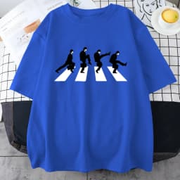 Men T-Shirt Monty Python The Ministry Of Silly Walks T Shirt Street Funny Short Sleeved Cotton Oversized Tshirt Personality Tee