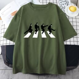 Men T-Shirt Monty Python The Ministry Of Silly Walks T Shirt Street Funny Short Sleeved Cotton Oversized Tshirt Personality Tee