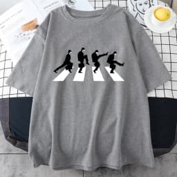 Men T-Shirt Monty Python The Ministry Of Silly Walks T Shirt Street Funny Short Sleeved Cotton Oversized Tshirt Personality Tee