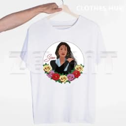 Selena quintanilla T shirts Fashion Men And Women Tops T-shirt Short Sleeve Unisex Tshirt