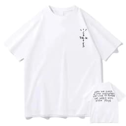 Rapper Cactus Jack Graphic Cotton T Shirt Men Women Hip Hop Tee Fashion Short Sleeve Tshirt 2024 Summer Oversized T-shirts Tops