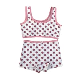 Girl Bra Boxers Set Cute Floral Strawberry Prints Teens Underwear Size 130-160 Big Girl Underwear Bra Panties Set
