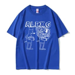 Singer Alex G Print T-shirt Male Summer Casual Tees Short Sleeve Men Women Fashion Funny Oversized Tshirt Unisex Vintage T Shirt
