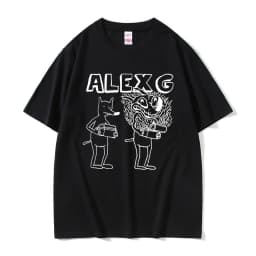 Singer Alex G Print T-shirt Male Summer Casual Tees Short Sleeve Men Women Fashion Funny Oversized Tshirt Unisex Vintage T Shirt