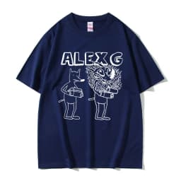 Singer Alex G Print T-shirt Male Summer Casual Tees Short Sleeve Men Women Fashion Funny Oversized Tshirt Unisex Vintage T Shirt