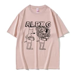 Singer Alex G Print T-shirt Male Summer Casual Tees Short Sleeve Men Women Fashion Funny Oversized Tshirt Unisex Vintage T Shirt